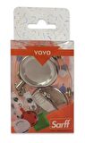 SARFF YUVARLAK TİMSAH AĞIZLI METAL İPLİ YOYO 2Lİ BLİSTER
