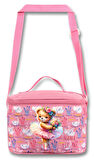 Ümit Çanta 5001 Isı Yalıtımlı Kız Çocuk (Balerin Ayıcık Baskılı, Pembe Renkli) Beslenme Çantası