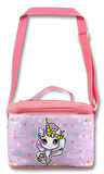 Ümit Çanta Termoslu/Isı Yalıtımlı Beslenme Çantası - 5016 - Gökkuşağı Unicorn, Turkuaz Pembe (Kız Çocuk)