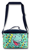 Ümit Çanta Termoslu/Isı Yalıtımlı Beslenme Çantası - 5019 - Dinazor, Yeşil Lacivert (Erkek Çocuk)