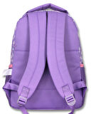 Ümit Çanta Nakışlı Unicorn Kız Çocuk Üç Gözlü Lila Renk Okul Çantası - 5027