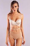 Golshan 128-005 Gill Kadın Boş Cup Sırt Dekolteli Sütyen - Low Back Bra ( Foam Cup )