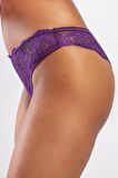 GCOLORS A Plus Mor Dantelli Mini Slip Külot