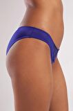 GARLAND A Plus Mavi Dantel Detaylı Mini Slip Külot