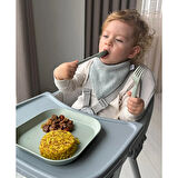 Let's Be Child LC Kare Tabak 2'li Sage Green - Peach