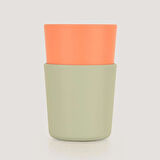 Let's Be Child LC  Mini Bardak 2'li Sage Green - Peach
