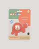 Sevimli Kaplumbağa Diş Kaşıycı Çıngırak-Somon