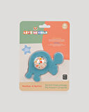 Sevimli Kaplumbağa Diş Kaşıycı Çıngırak-Turkuaz