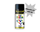 Sprey Boya Metalik Gri, 400 ml