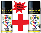 2 Adet Bayrak Kırmızı Sprey Boya 400 Ml.