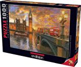 Anatolian 1000 Parçalık Puzzle - Londra'da Günbatımı 1023