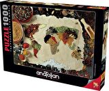 Anatolian Haritalar 1000 Parça Yetişkin Puzzle