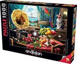 Anatolian 1000 Parçalık Puzzle - Gramofon 1085
