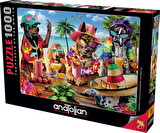 Anatolian 1000 Parçalık Puzzle - Tropikal Parti 1102