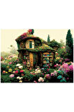 Anatolian 1000 Parçalık Puzzle - Çiçekli Kütüphane 1152
