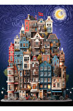 Anatolian 1000 Parçalık Puzzle - Amsterdam Starry Night 1183