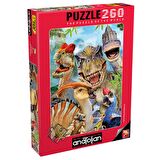 Anatolian 260 Parça XL Puzzle - Dino Selfie 3317