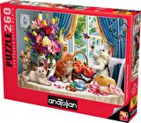 Anatolian 260 Parça XL Puzzle - Enerjik Kediler 3336