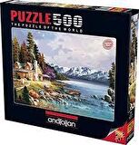 Anatolian 500 Parçalık Puzzle - Dağ Evi 3534