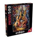 Anatolian 500 Parçalık Puzzle - Gitar ve Keman 3620