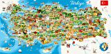 Anatolian 1500 Parçalık Puzzle - Türkiye Haritası 3793