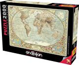 Anatolian 2000 Parçalık Puzzle - Dünya Haritası 3935