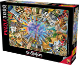 Anatolian Şehir / Yapı 3000 Parça Yetişkin Puzzle