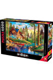 Anatolian 4000 Parçalık Puzzle / Taş Ev - Kod 5206