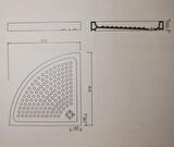 Creavit 90 cm Köşe Duş Teknesi TP895