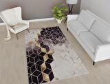 Vitaus Kaymaz Tabanlı Yıkanabilir Halı KRN-9513-50x80