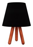 Tripod Abajur Masa Lambası Siyah