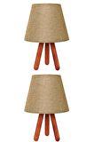 2'li Kilim Tripod Abajur