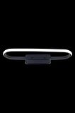 D-Light Ufo Metal Modern Banyo - Koridor Duvar Led Ampül Beyaz - Siyah Aplik 