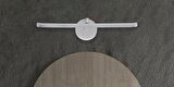 D-Light Metal Modern Ayna Üstü Duvar Beyaz Aplik 20 cm 