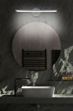 D-Light Metal Modern Ayna Üstü Duvar Beyaz Aplik Günışığı 20 cm 