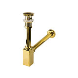 Altın - Corner Lavabo Sıfonu Basmalı Delıklı 760523g