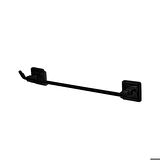 Newarc Banyo Aksesuarları Aqua Düz Havluluk Sıyah 653312b