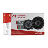Magicvoice MGV-10 Tweeterlı 10 Cm Kapaklı 2 li Takım Hoparlör Oto Ses Sistemi
