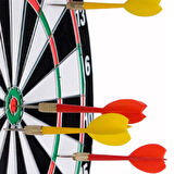 İĞNELİ ÇİFT TARAFLI HEDEF DART TAHTASI 12 İNC - 4 OKLU