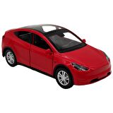 Minitro 1:36 Metal Çekbırak Sesli Işıklı Tesla Model Y FY6368-12D