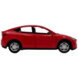 Minitro 1:36 Metal Çekbırak Sesli Işıklı Tesla Model Y FY6368-12D