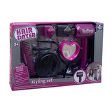 Aynalı Modern Saç Kurutma Makineli Kuaför Seti YF820D-2 