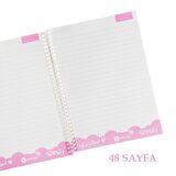 Sulu Çantalı Panda A5 Defter 1 Adet