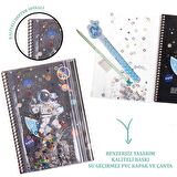 Sulu Çantalı Astronot A5 Defter 1 Adet