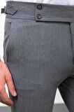 Mcr Düz Slim Fit Kemer Detaylı Tokalı Erkek Pantolon 38192
