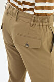 Mcr Gofreli Super Slim Fit Beli Lastikli İpli Erkek Pantolon 38301