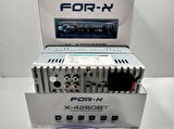 For-x X-4260BT 4x60w Bluetoothlu 7 Renk Oto Teyp