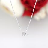 925 Ayar Gümüş Fil Tasarımlı Kadın Kolye