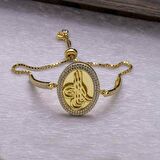 925 Ayar Gümüş Osmanlı Tuğrası Asansörlü Bileklik