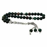 Küre Kesim Şifalı Orjinal Yosun Akik Taşı Tesbih